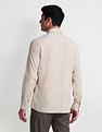 Arrow Self Design Manhattan Slim Fit Shirt