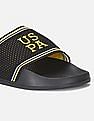 U.S. Polo Assn. Men Open Toe Tipped Lightweight Breyton Slides