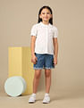 U.S. Polo Assn. Kids Girls Schiffli Top