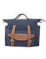 U.S. Polo Assn. Leather Trim Canvas Laptop Bag
