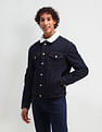 U.S. Polo Assn. Denim Co. Slim Fit Solid Denim Jacket
