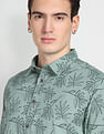 Flying Machine Floral Print Cotton Shirt