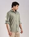 Calvin Klein Jeans Solid Slim Fit Satin Woven Shirt