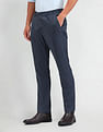 Arrow Newyork Slim Fit Solid Trousers