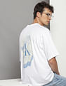 Calvin Klein Relaxed Fit Brand Print T-Shirt