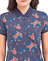 U.S. Polo Assn. Women Floral Print Regular Fit Polo Shirt