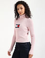 Tommy Hilfiger Kids Slim Fit Solid Sweater