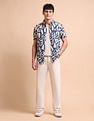 U.S. Polo Assn. Denim Co. Slim Fit Abstract Printed Shirt