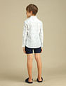 U.S. Polo Assn. Kids Boys Spread Collar Tropical Shirt