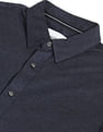 Calvin Klein Jeans Men Navy Slim Fit Pure Cotton Solid Casual Shirt