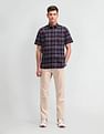 Arrow Sport Twill Plaid Checked Shirt