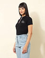 U.S. Polo Assn. Women Regular Fit Solid Polo Shirt