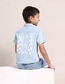 U.S. Polo Assn. Kids Boys Pure Cotton Short Sleeve Shirt
