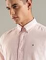 Tommy Hilfiger Solid Regular Fit Cotton Shirt