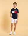 U.S. Polo Assn. Kids Boys Colourblocked Regular Fit T-Shirt