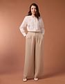 U.S. Polo Assn. Women Embroidered Pin Tucked Poplin Top