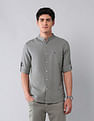 U.S. Polo Assn. Denim Co. Solid Regular Fit Poplin Shirt