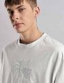 Calvin Klein Jeans Mens Blue Logo T-Shirts