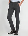 Arrow Mid Rise Solid Autoflex Trousers