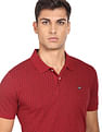 Arrow Sports Geometric Print Cotton Polo Shirt