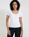 Tommy Hilfiger Solid Slim-Fit Cotton T-Shirt
