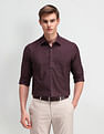 Arrow Gingham Checked Dobby Shirt