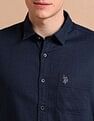 U.S. Polo Assn. Denim Co. Spread Collar Dobby Shirt