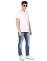 Aeropostale Men Blue Mid Rise Tapered Fit Jeans