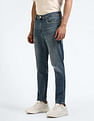 Flying Machine Mankle Relax Tapered Fit Distressed Jeans