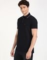 Tommy Hilfiger Solid Regular-Fit Cotton Polo Shirt