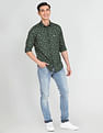 U.S. Polo Assn. Denim Co. Pure Cotton Printed Casual Shirt