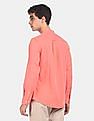 U.S. Polo Assn. Mandarin Collar Solid Casual Shirt