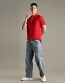 Tommy Hilfiger Solid Regular-Fit Cotton Polo Shirt
