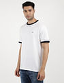 Tommy Hilfiger Slim Fit Flag Ringer T-Shirt
