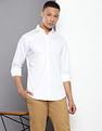 Calvin Klein Paisley Dobby Slim Fit Shirt