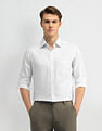 Arrow Geometric Printed Manhattan Slim Fit Shirt