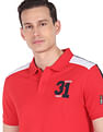 AD by Arvind Colour Block Sporty Polo Shirt