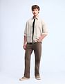 Flying Machine Oversized Fit Solid Twill Shirt