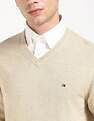 Tommy Hilfiger Solid Regular-Fit Cotton Sweater