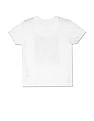 U.S. Polo Assn. Kids White Ribbed Neck Printed T-Shirt