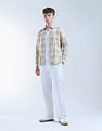 Flying Machine Plaid Checked Color Of Home Shirt