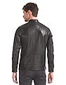 U.S. Polo Assn. Black Leather Biker Jacket