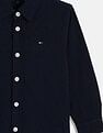 Tommy Hilfiger Kids Boys Solid Regular-Fit Cotton Shirt