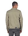 Flying Machine Spread Collar Long Sleeve Casual Jacket