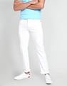U.S. Polo Assn. Denim Co. Harold Slim Straight Fit White Jeans