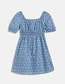 Tommy Hilfiger Kids Girls Printed Regular-Fit Cotton Dress