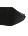 Tommy Hilfiger Solid Black Pu Handbags