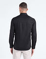 Flying Machine Patterned Jacquard Cotton Shirt