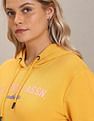 U.S. Polo Assn. Women Brand Print Hooded Sweatshirt