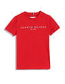 Tommy Hilfiger Kids Boys Solid Regular-Fit Cotton T-Shirt